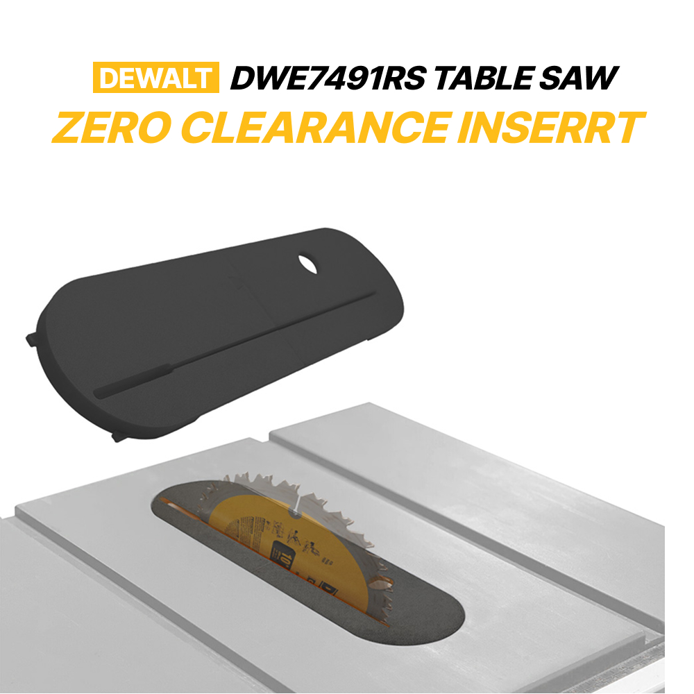 3D Printing Xenomorph - แผ่นรองแบบ Zero Clearance Insert ใช้ได้กับเลื่อยวงเดือน DeWalt