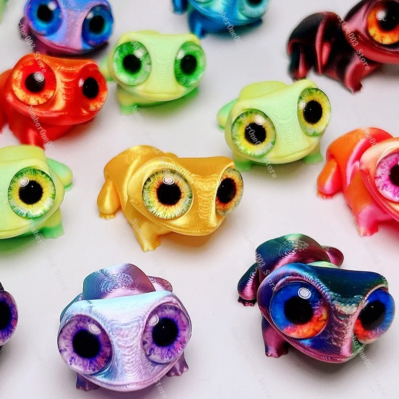 3D Printing Joints - ของเล่นกบตาโตน่ารัก พิมพ์ 3 มิติ ข้อต่อขยับได้ ตาเหมือนจริง