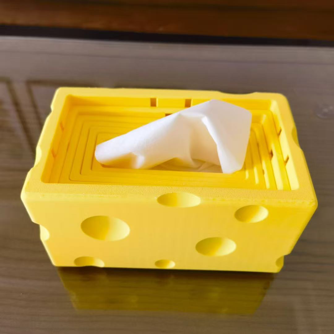3D Printing Question - กล่องใส่กระดาษทิชชูรูปทรงบล็อกคำถาม 3 มิติ พิมพ์ด้วยเทคโนโลยี 3D พร้อมดีไซน์ลดระดับอัตโนมัติเพื่อการตกแต่ง
