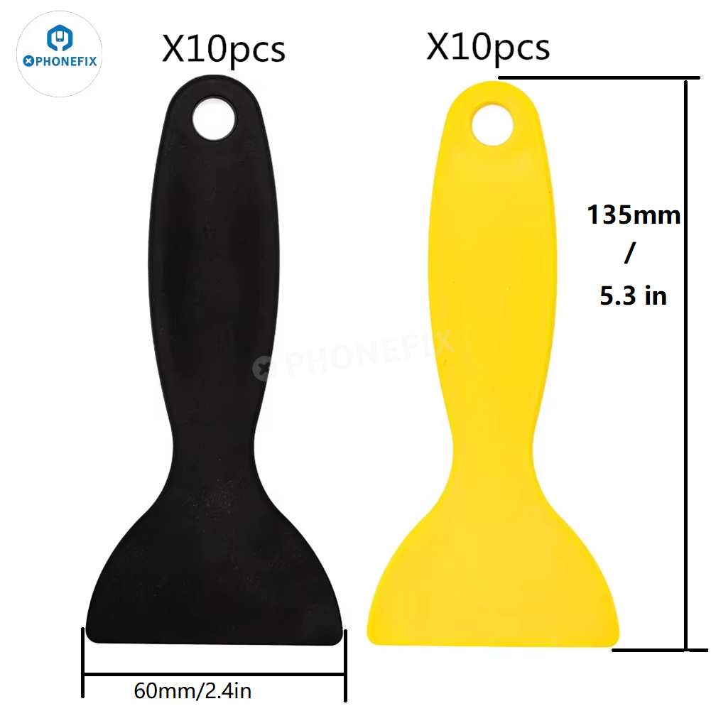 Print Removal Spatula - 10pcs 6cm พลาสติก Scraper Spatula สําหรับโทรศัพท์มือถือหน้าจอ