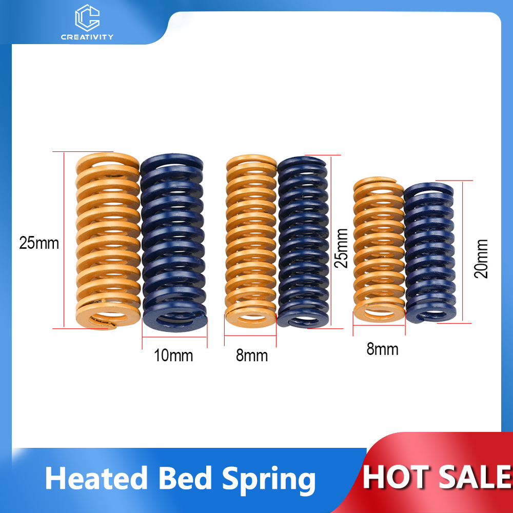 3D Printer Bed Spring - 4/10PC 3Dเครื่องพิมพ์เตียงอุ่นฤดูใบไม้ผลิชุดหัวLevelingฤดูใบไม้ผลิStableด้านล่างระดับการเชื่อมต่อสําหรับEnder 3/3 Pro / 3