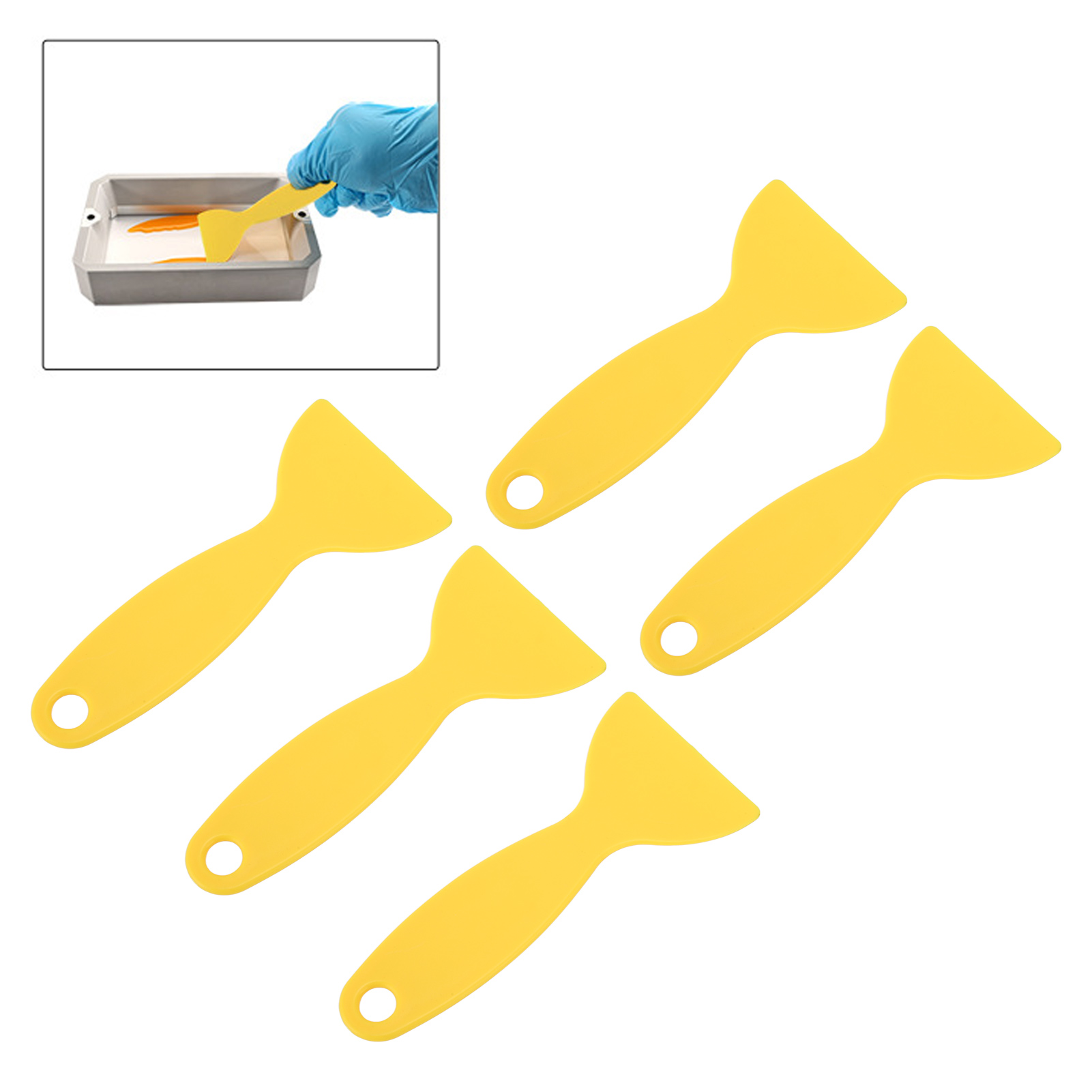 Print Removal Spatula - ไม้พายสำหรับเครื่องพิมพ์ 3 มิติแบบยืดหยุ่น 5 ชิ้น –
