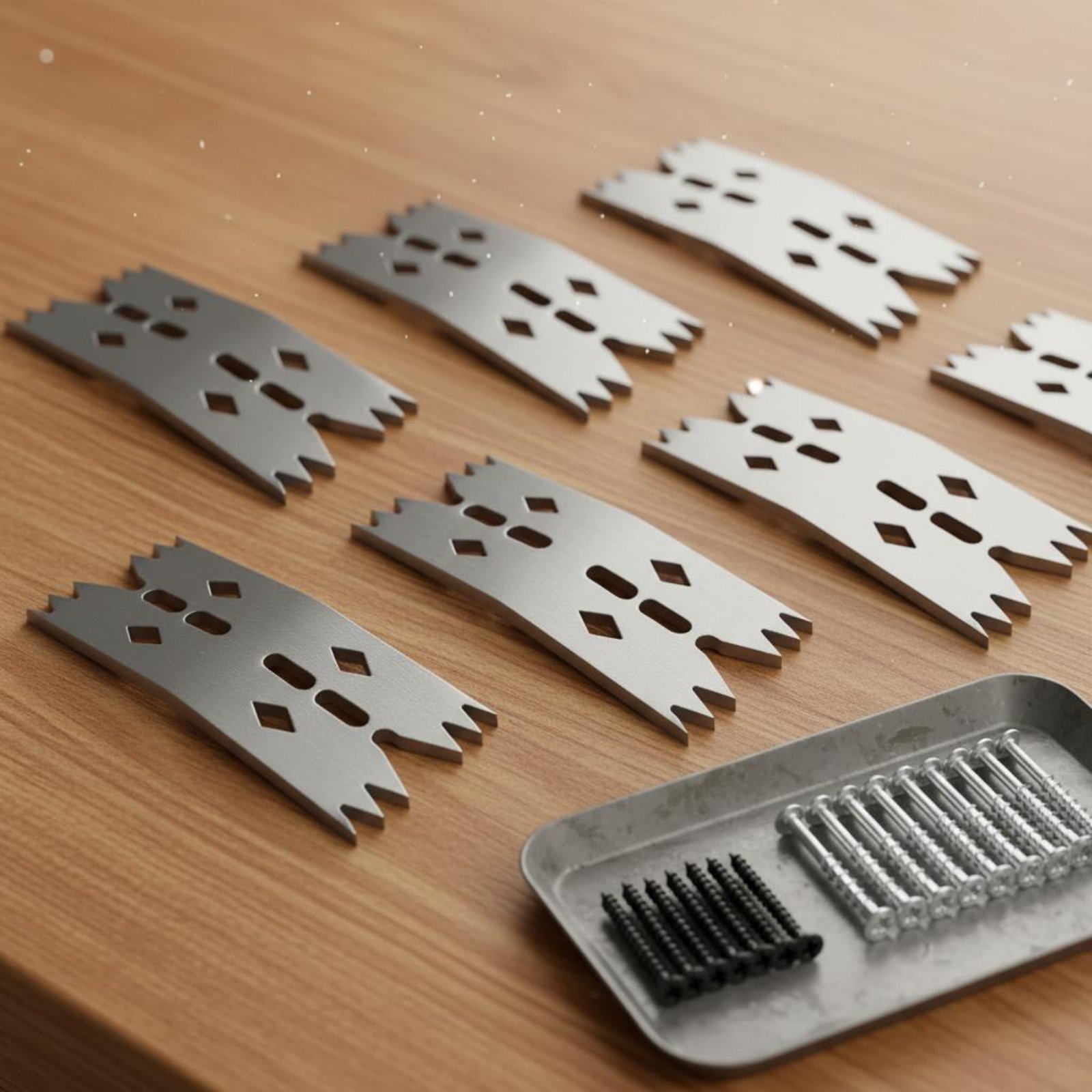 Build Plate - ชุดแคลมป์ยึด CNC 6 ชิ้น แข็งแรงทนทาน สำหรับงานช่างไม้