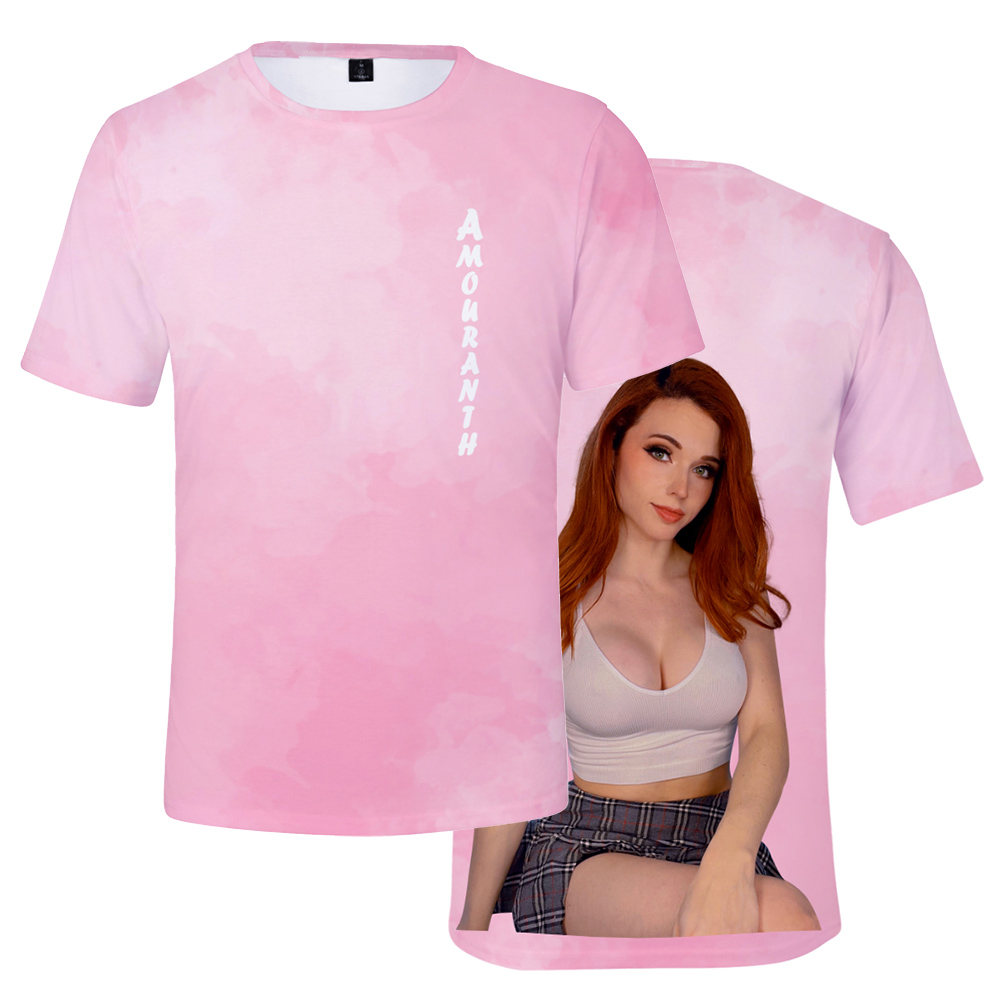 3D Printing Youtubers - เสื้อยืด Amouranth แบบ unisex คอกลม แขนสั้น