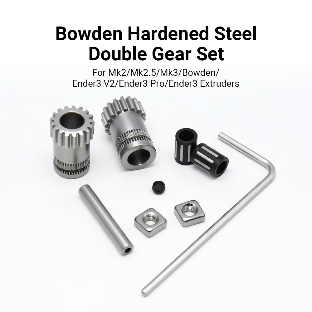Ender 3 Upgrade Kit - ชุดเฟืองขับเคลื่อนคู่สำหรับ Ender3 V2/Pro รุ่นปรับปรุง Btech ชุดอัพเกรดเหล็กชุบแข็ง