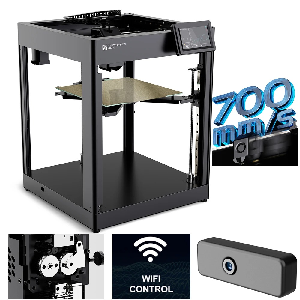 3D Printing Software - เครื่องพิมพ์สามมิติ Twotrees SK1 ความเร็วสูง ระบบพิมพ์แบบ Direct
