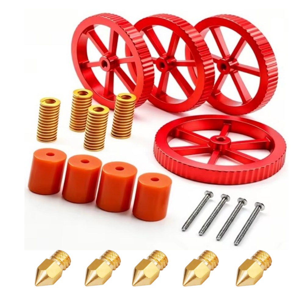 3D Printer Bed Spring - ชุดอัพเกรดสปริง Ender 3, ชุดปรับระดับฐานพิมพ์แบบร้อนสำหรับ Ender 3/3