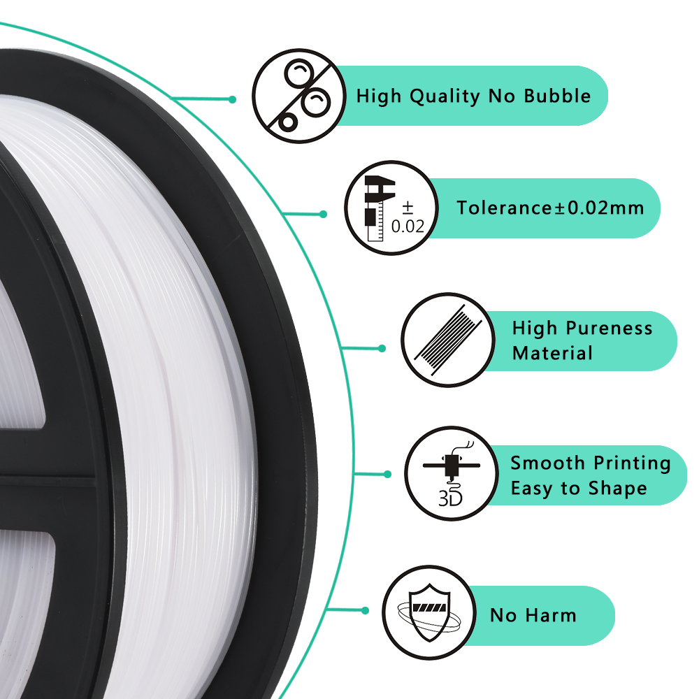 SUNLU 10KG เส้นพลาสติก PETG สำ - 3D Printing Nylon บทวิจารณ์และราคา