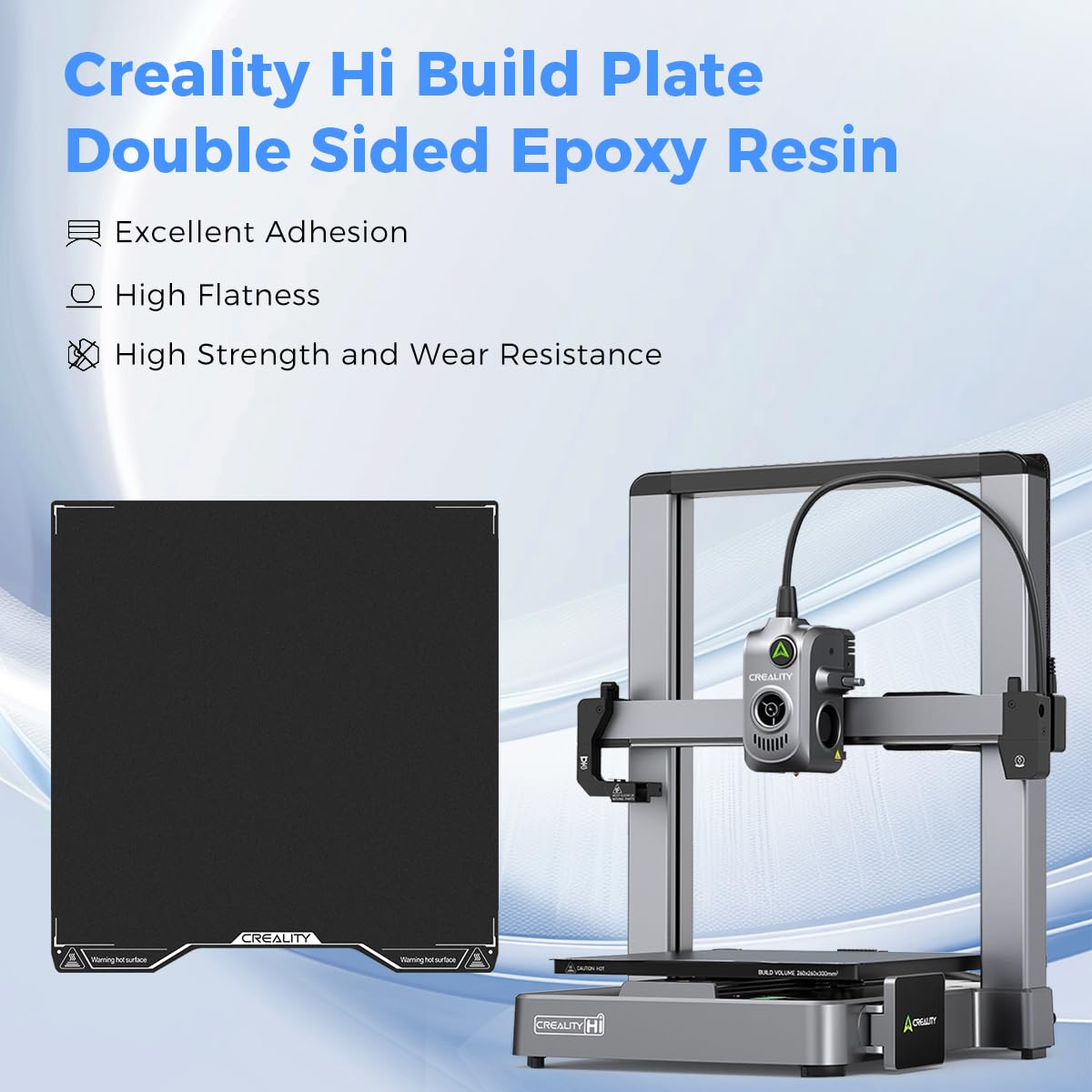 แผ่นรองพิมพ์ Creality Hi Epoxy - 3D Printing House Machine บทวิจารณ์และราคา