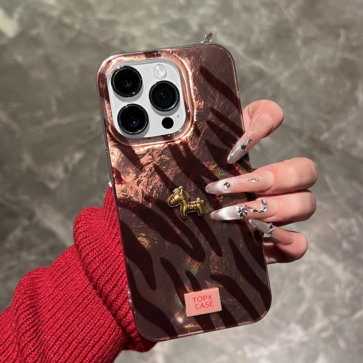 เคสโทรศัพท์ลายเสือดาว 3D พร้อม - 3D Printing Iphone บทวิจารณ์และราคา