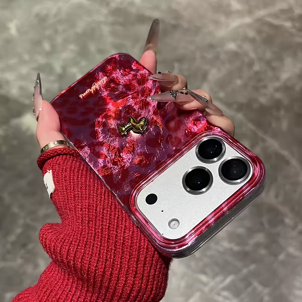 เคสโทรศัพท์ลายเสือดาว 3D พร้อม - 3D Printing Iphone บทวิจารณ์และราคา