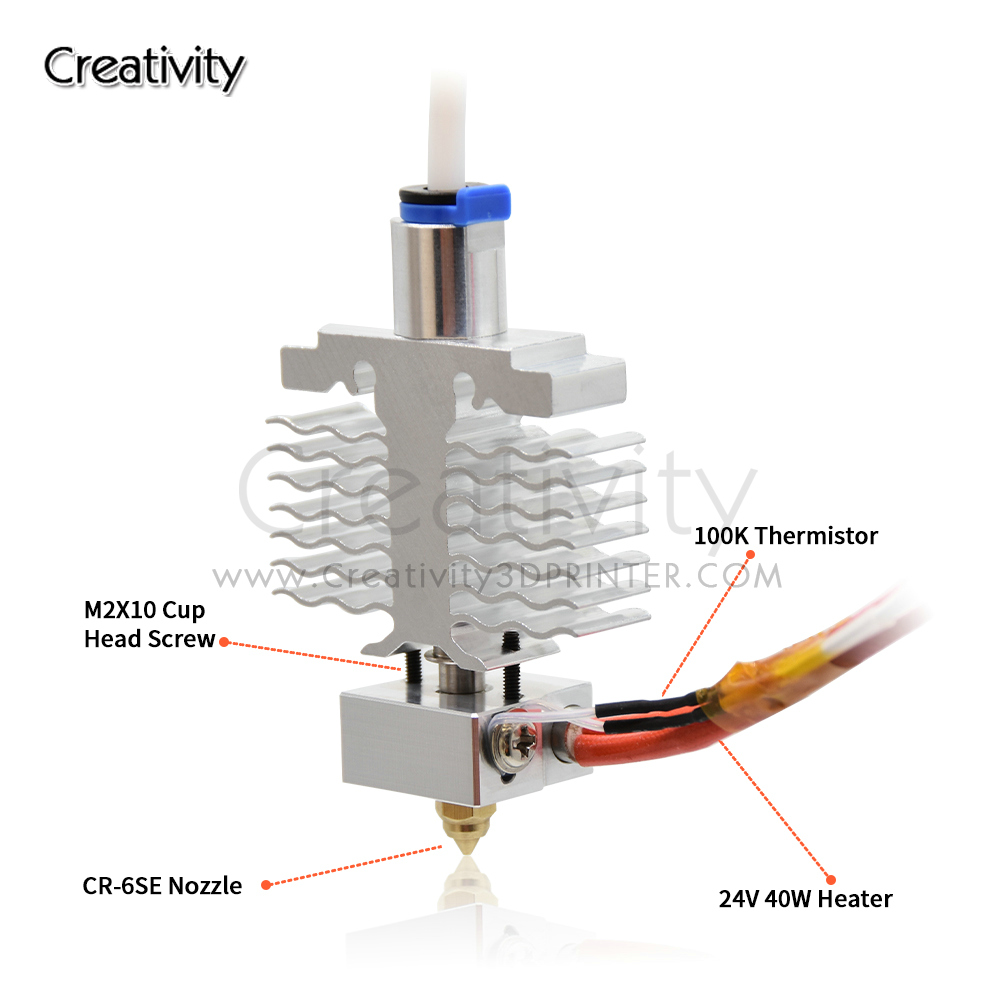 อัพเกรดโลหะทั้งหมด Hotend Kit  - Ender 3 Upgrade Kit บทวิจารณ์และราคา