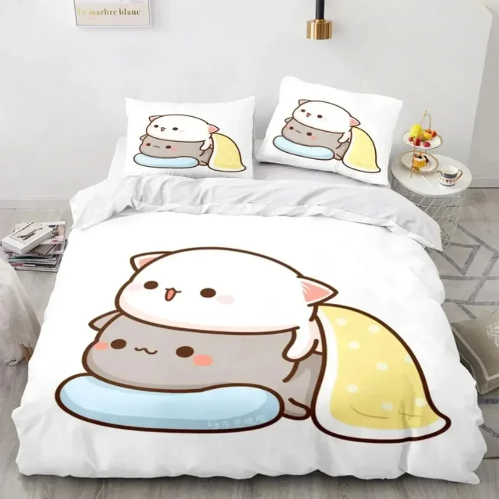 ชุดเครื่องนอนลายการ์ตูนแมวพีช  - 3D Printing Quilting บทวิจารณ์และราคา