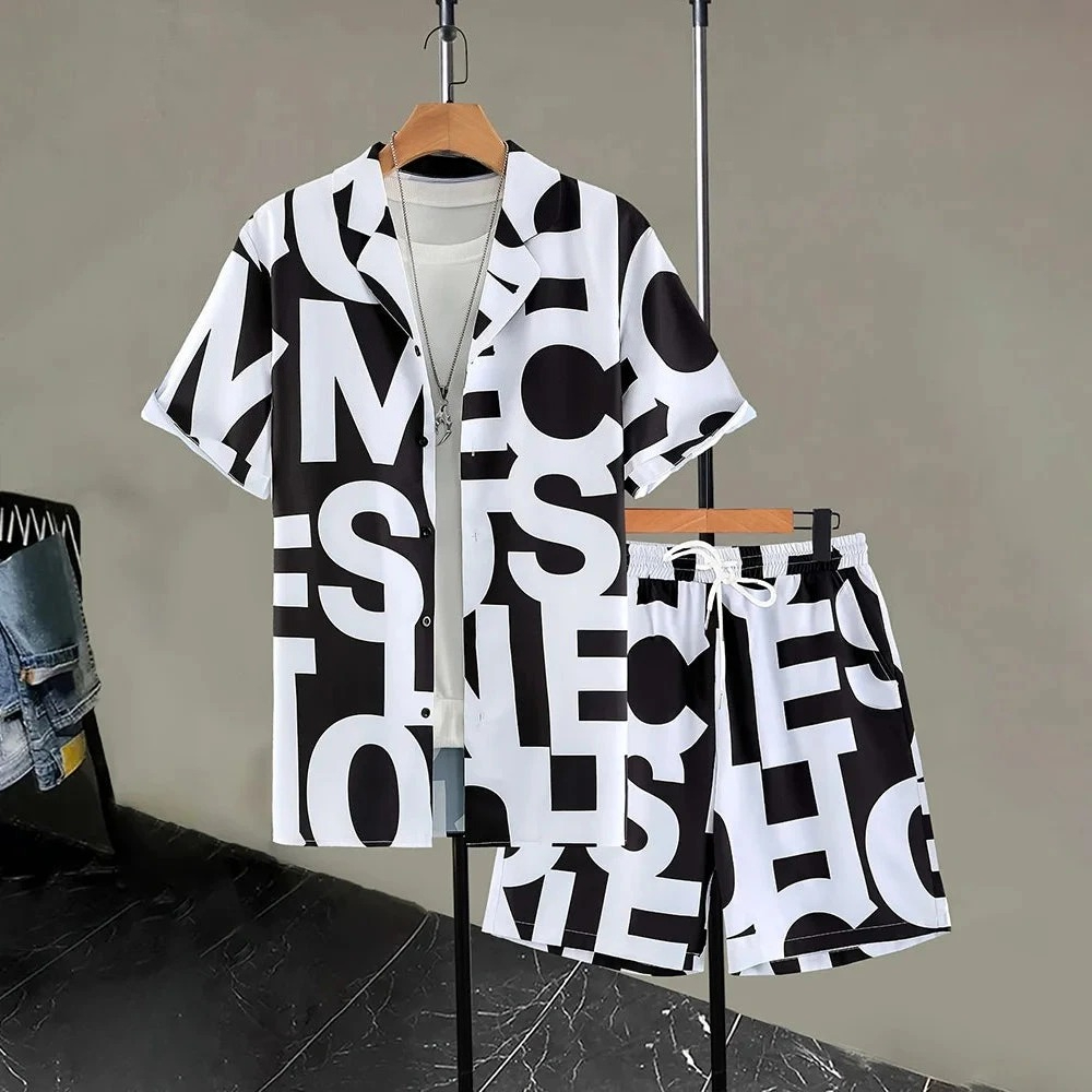 ชุดเสื้อเชิ้ตฮาวายและกางเกงขาส - 3D Printing Kpop บทวิจารณ์และราคา