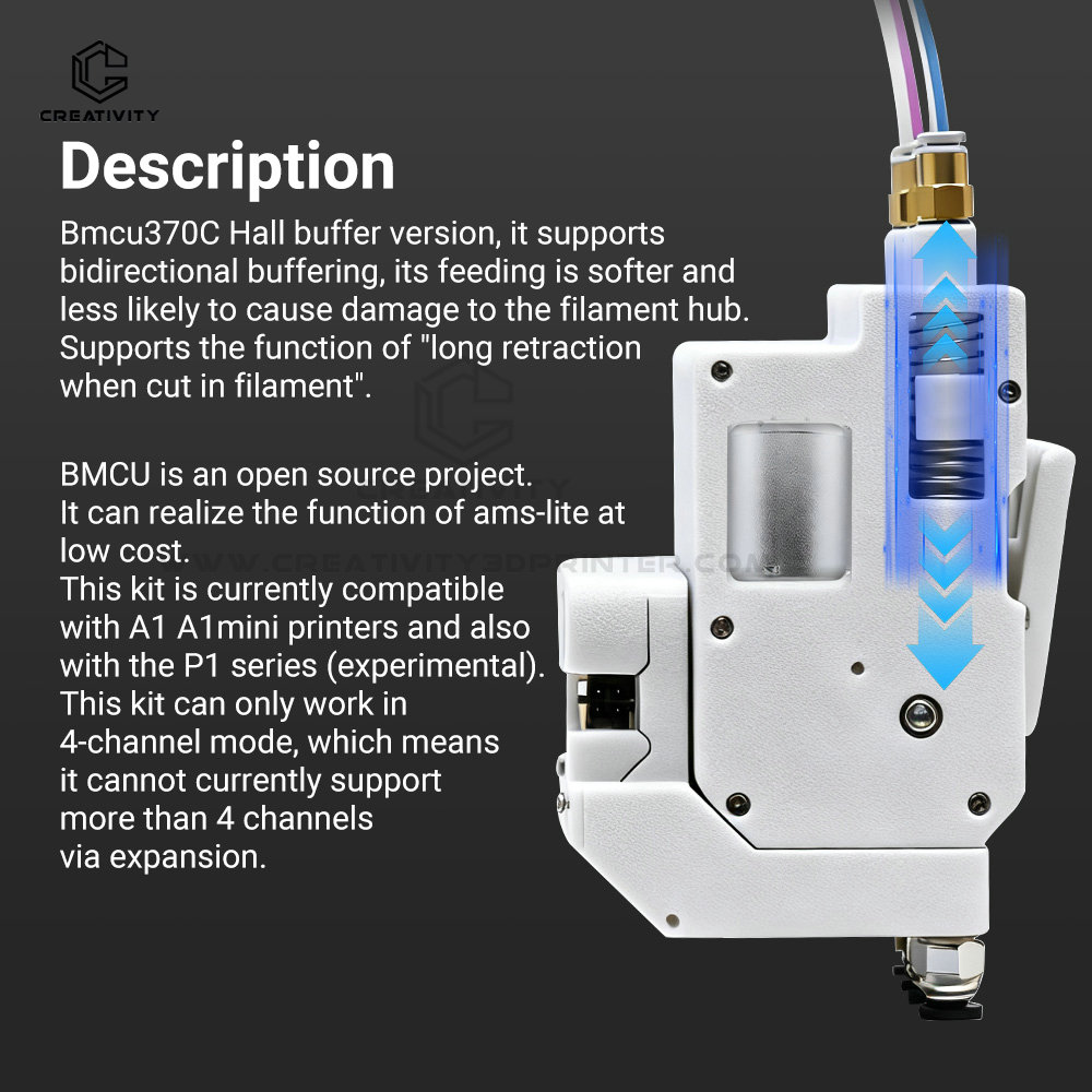 เครื่องป้อน BMCU สำหรับการพิมพ - 3D Printing Output บทวิจารณ์และราคา