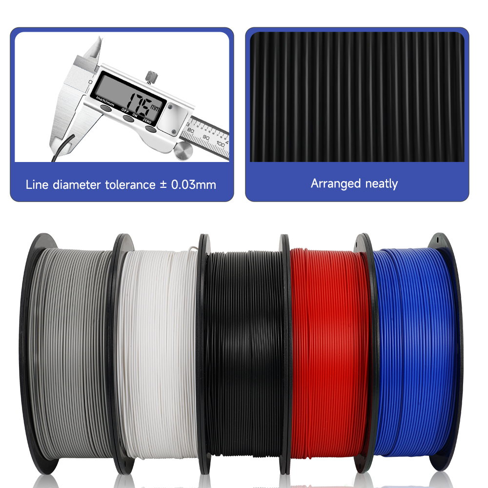5กก.สีผสมPLA Filament 1กก.1.75 - 3D Printing Nylon บทวิจารณ์และราคา
