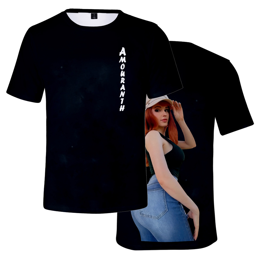 เสื้อยืด Amouranth แบบ unisex  - 3D Printing Youtubers บทวิจารณ์และราคา