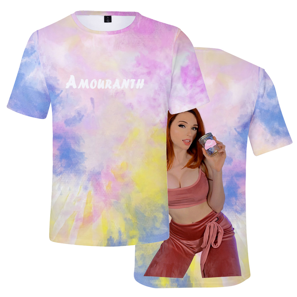 เสื้อยืด Amouranth แบบ unisex  - 3D Printing Youtubers บทวิจารณ์และราคา