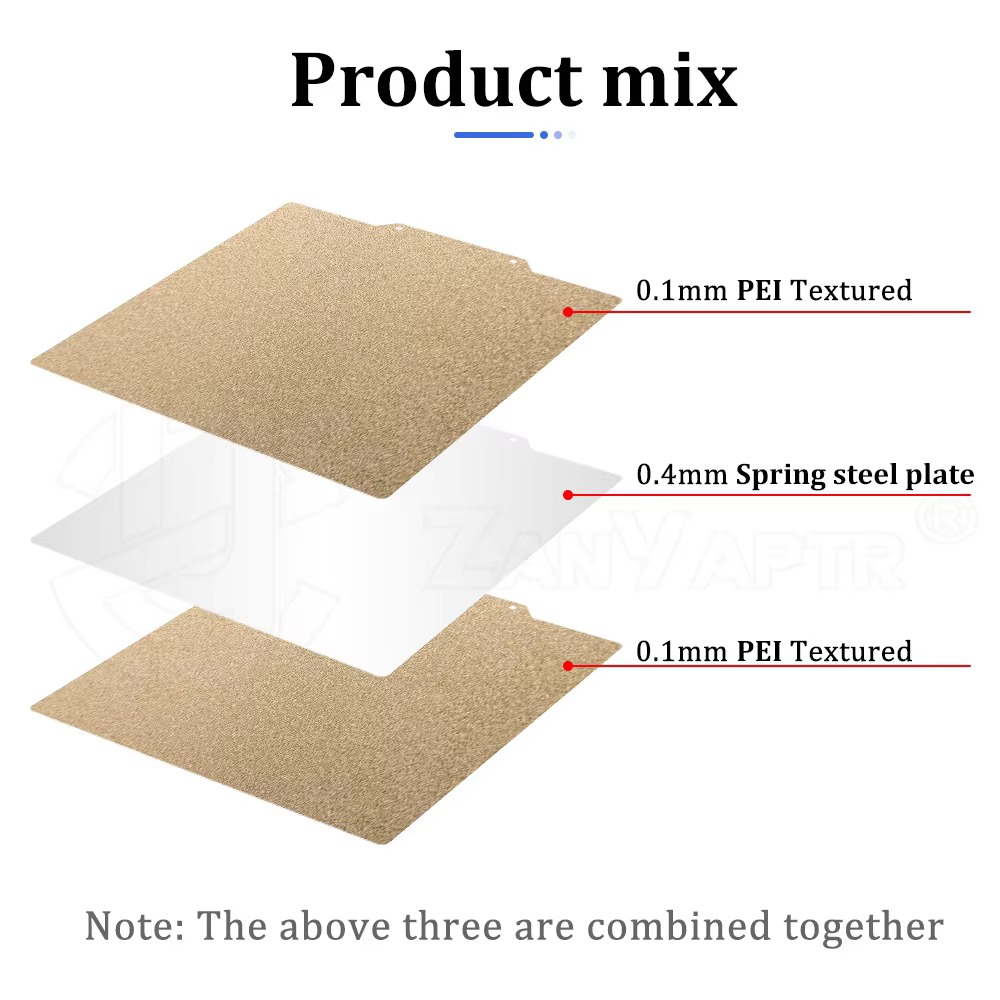 แผ่นรองพิมพ์ 3D แบบมีพื้นผิว P - 3D Printer Bed Spring บทวิจารณ์และราคา