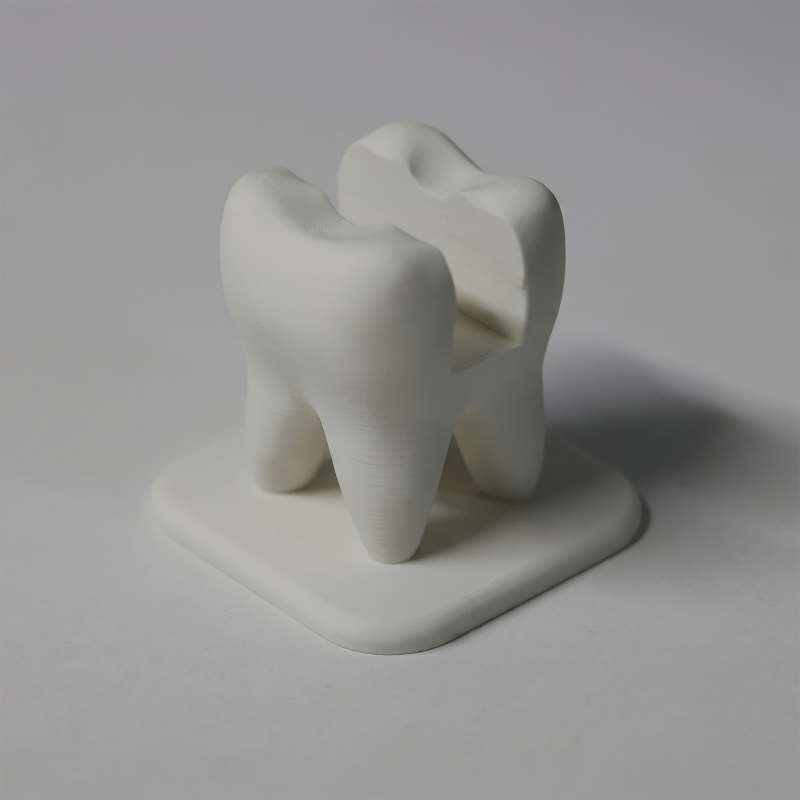 ที่ใส่นามบัตรรูปฟันพิมพ์ 3 มิต - 3D Printing Desk บทวิจารณ์และราคา